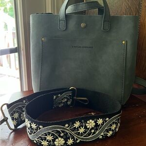 Portland Leather Goods Mini Crossbody Tote